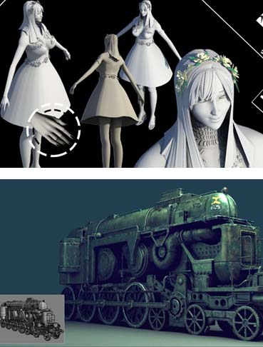 動漫游戲專業學生作品