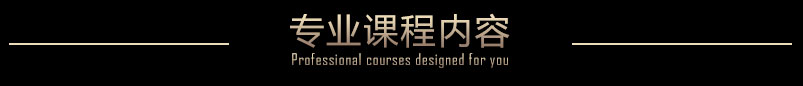 專業(yè)課程內容
